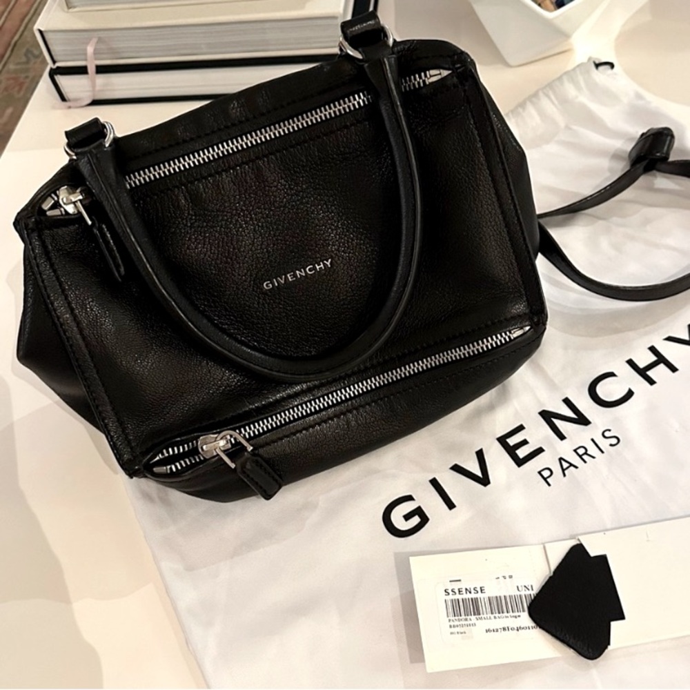 Givenchy Pandora Small Black Sugar Leather, Excellent Condition!